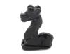 Photo of carved giraffe from black onyx