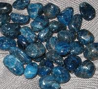 apatite blue tumbled stone brazil burma mexico