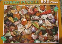 jigsaw puzze, tumble, tumbling rock stones rockhound lapidary