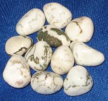 Tumbled Tree Agate from India used for jewelry and crystal healing