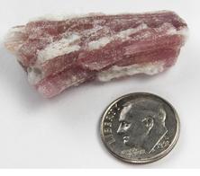 Photo of pink tourmaline rubellite from Brazil a great emotional balancer with high lithium content