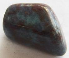 Photo of Ruby and Kyanite mixed from Tanzania, used to Protect and clear energy fields, a healing stone that give strength