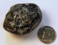 Apache Tear, Obsidian, Volcanic Glass, Globe Arizona, Metaphysical grounding stone. shields against negativity
