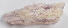 photo of brazil kunzite, stone of love, lavender, rough stone