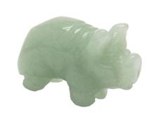 photo of hand carved green aventurine pig