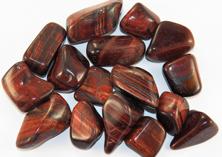 Photo of beautiul tumbled Red Tiger Eye from South Africa