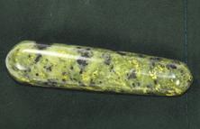 Serpentine from Peru, massage wand, physical therapy, natural stone