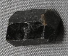 Dravite tourmaline crystal double terminated