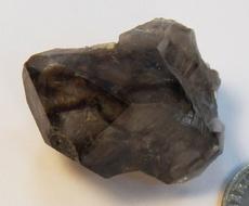 100% natural smoky quartz double terminated crystal from Morella, victoria, australia