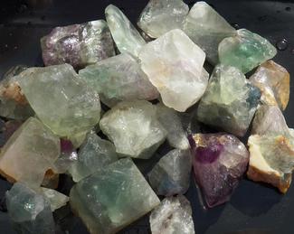 fluorite, gemstone, rough, tumbling rock, crystal, healing