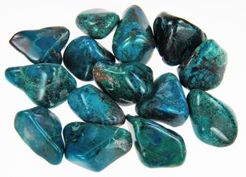 photo of South African chrysocolla, a secondary copper mineral from oxidation level below copper deposits