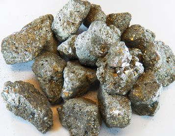 beautiful rough iron pyrite from peru used to deflect negative energies, nice rock for tumbling