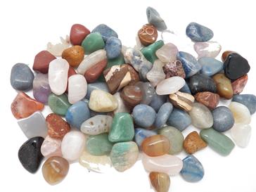 Mixed tumbled stones from Brazil